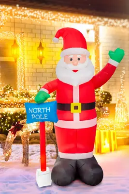 240cm LED Inflatable Santa