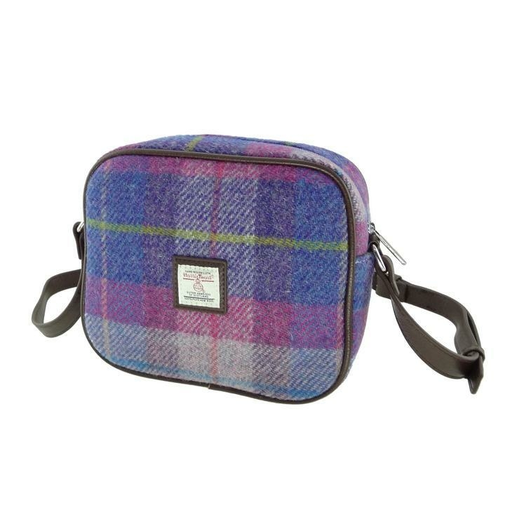 Harris tweed purple bag hot sale