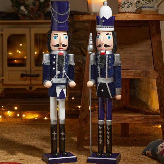 Nutcracker Jumbo - Navy & Silver